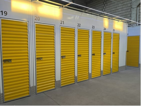 Traditional self storage units